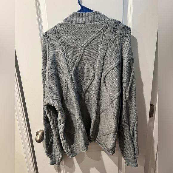 Taylor Swift The Tortured Poets Department Gray Cardigan M/L - Picture 2 of 7